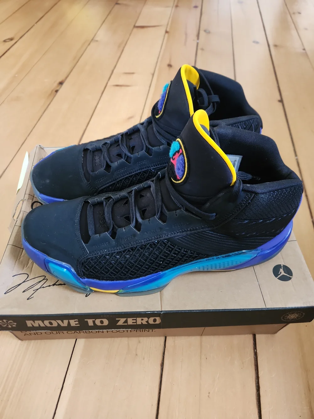 Size 14 - Air Jordan 38 Aqua - DZ3356-001 With Box